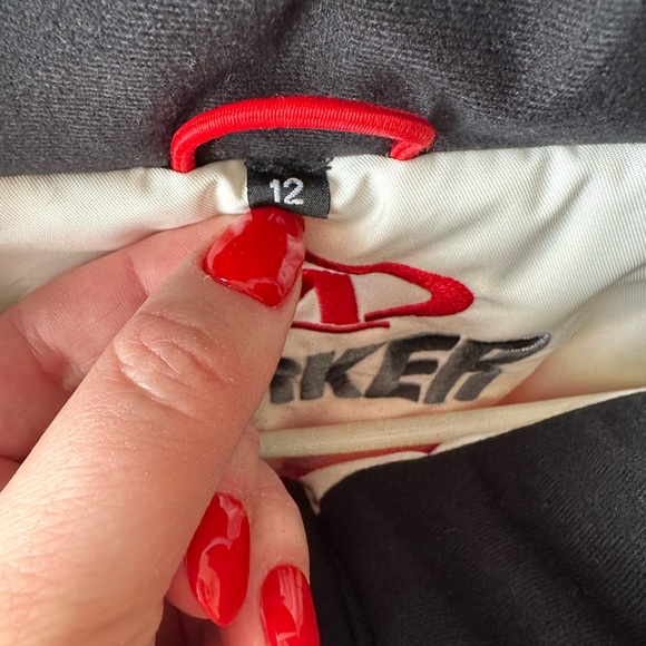 Walker Red/Black/White Ski Jacket, Girls Size 12 - Picture 5 of 5